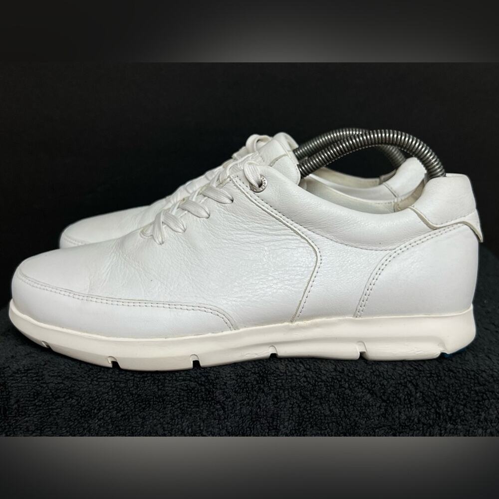 Birkenstock Manitoba Mens White Leather Comfort Shoes Size 41 US 8M CLEAN